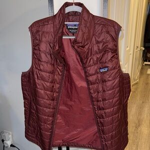 Patagonia Maroon Quilted Vest
